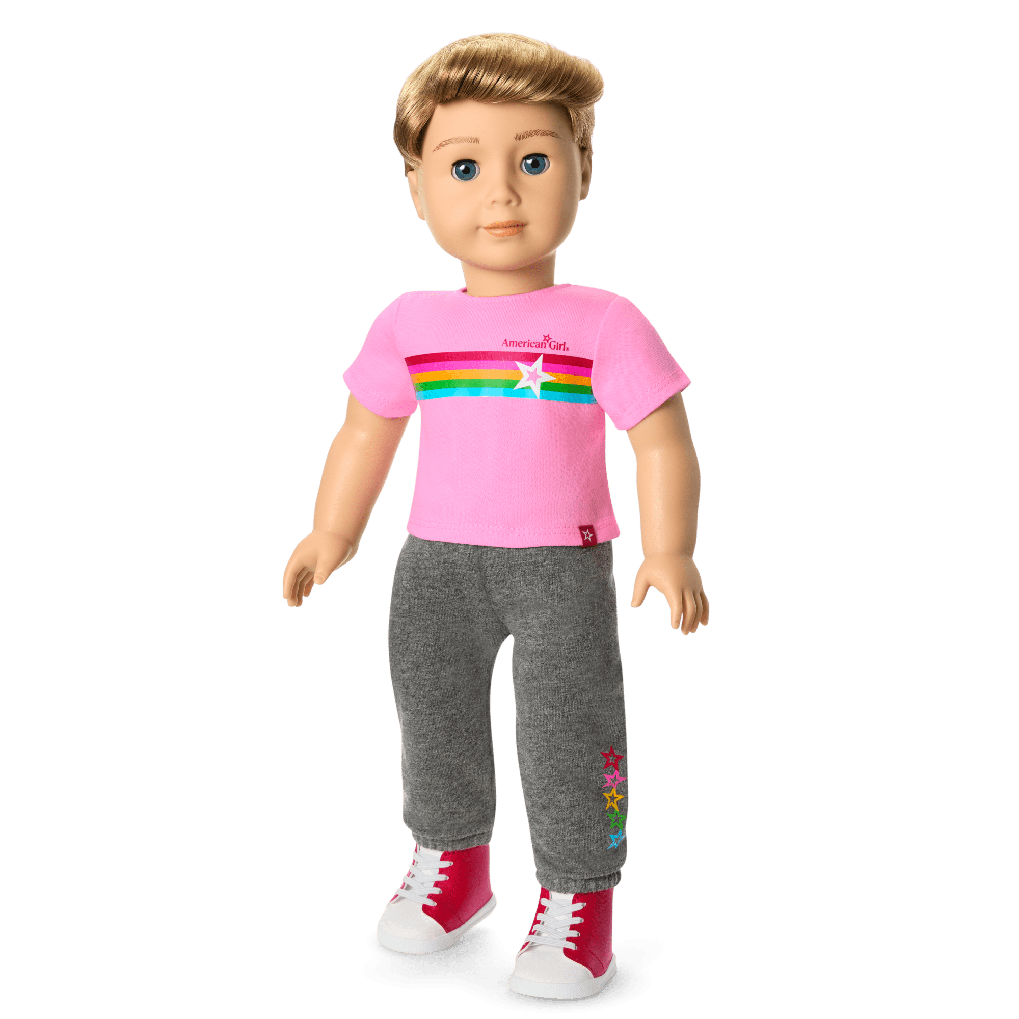 Truly Me™ 18-inch Doll #104 with straight caramel hair A5