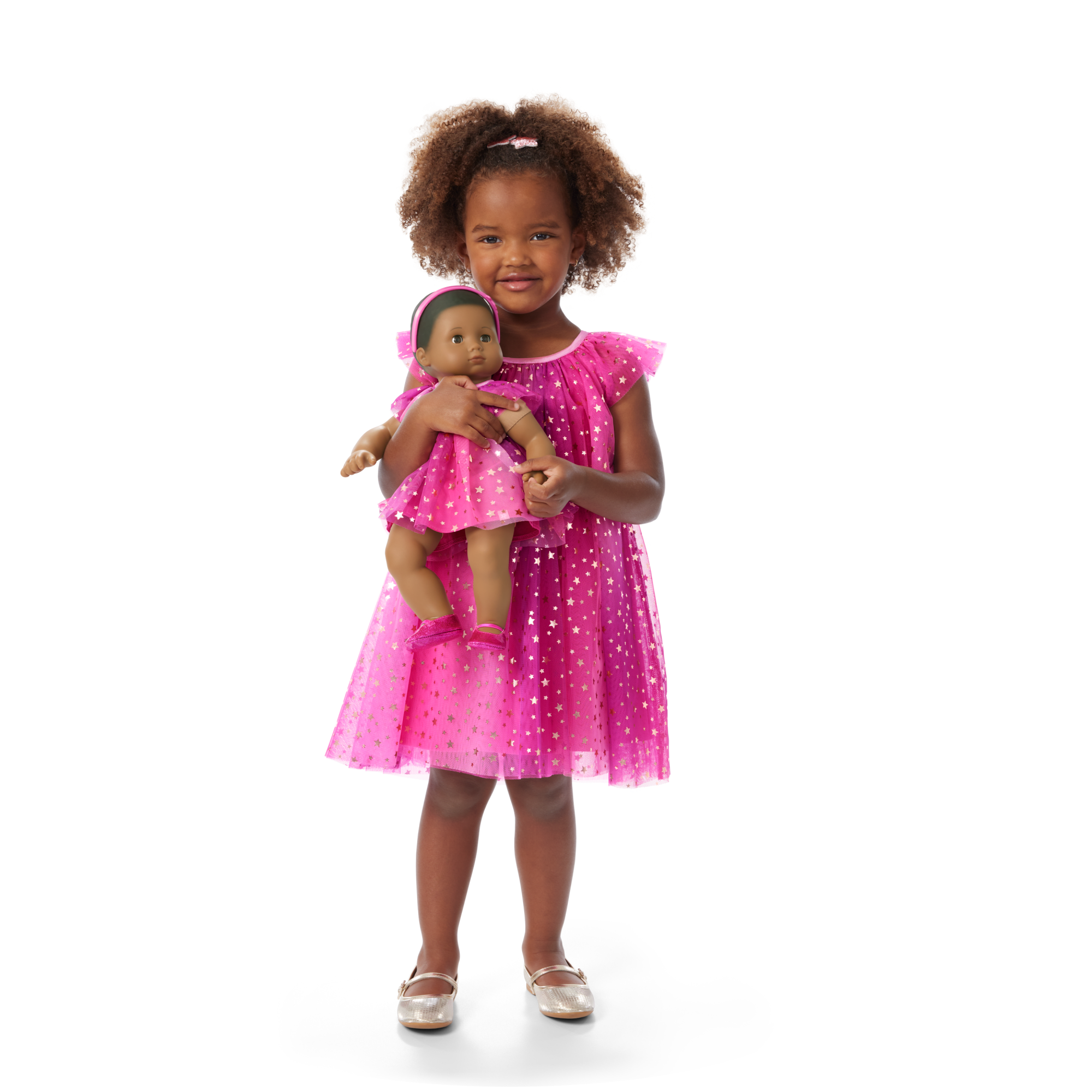 Pink Party-Ready Dress for Little Girls (Bitty Baby®) B6