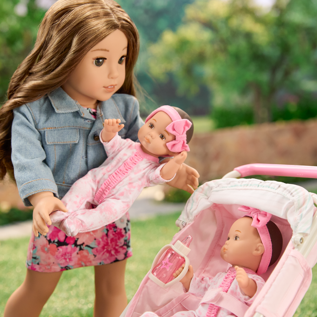 Little Bitty Baby™ 7.75-inch Doll with brown hair B8