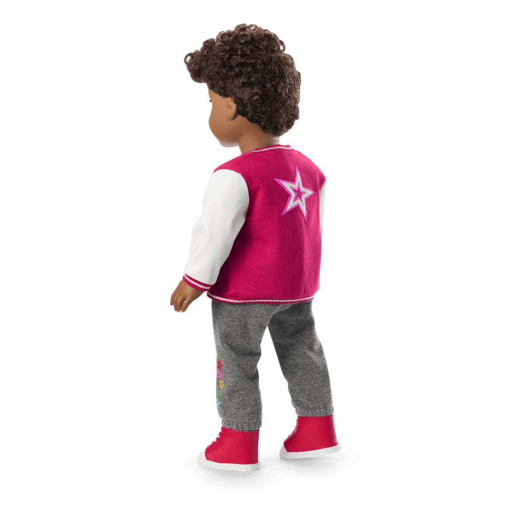 Truly Me™ 18-inch Doll #113 with curly dark-brown hair A0