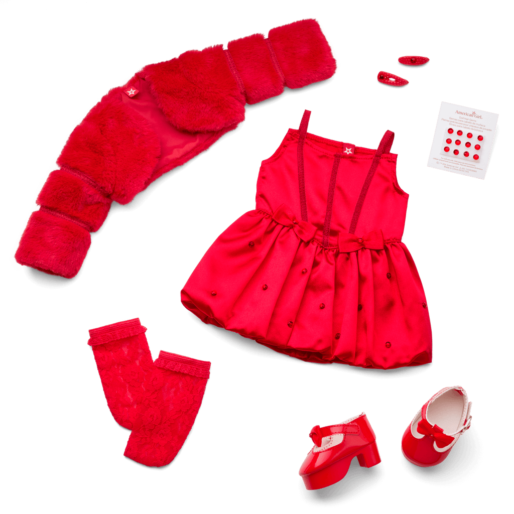 July Ruby Beauty Outfit for 18-inch Dolls B4