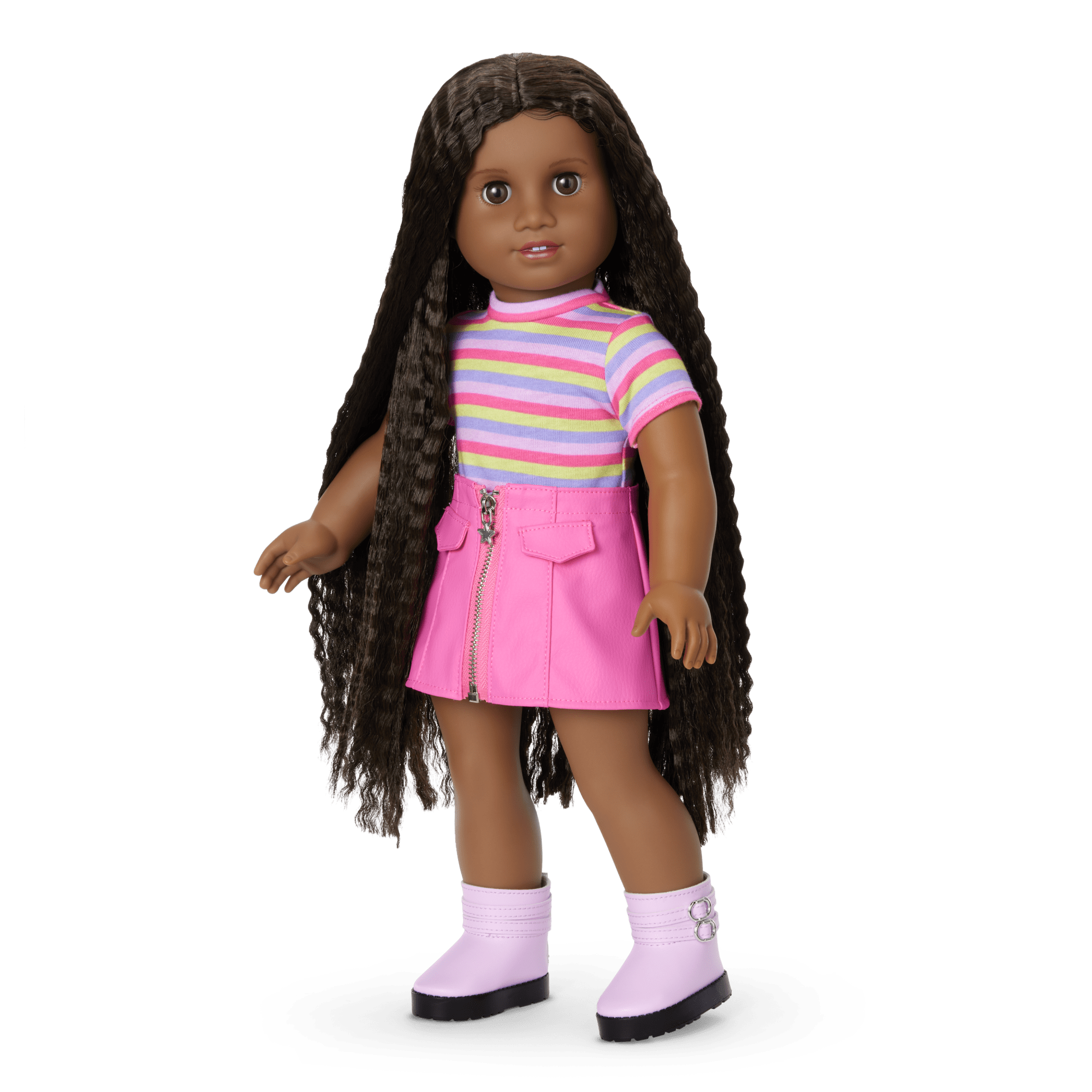 Long Hair Looks™ by Truly Me™ 18-inch Doll #135 & hair accessories E9