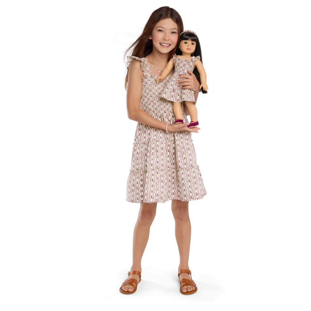 American Girl® x Hill House Home Tiny Ellie Nap Dress for Girls (Felicity™ Print) A6