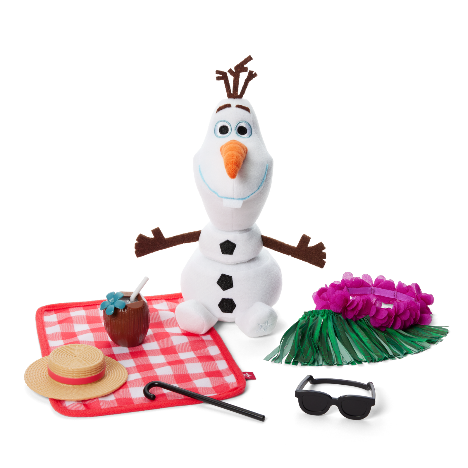 Disney Frozen Olaf Plush & Summer Accessories by American Girl® F9