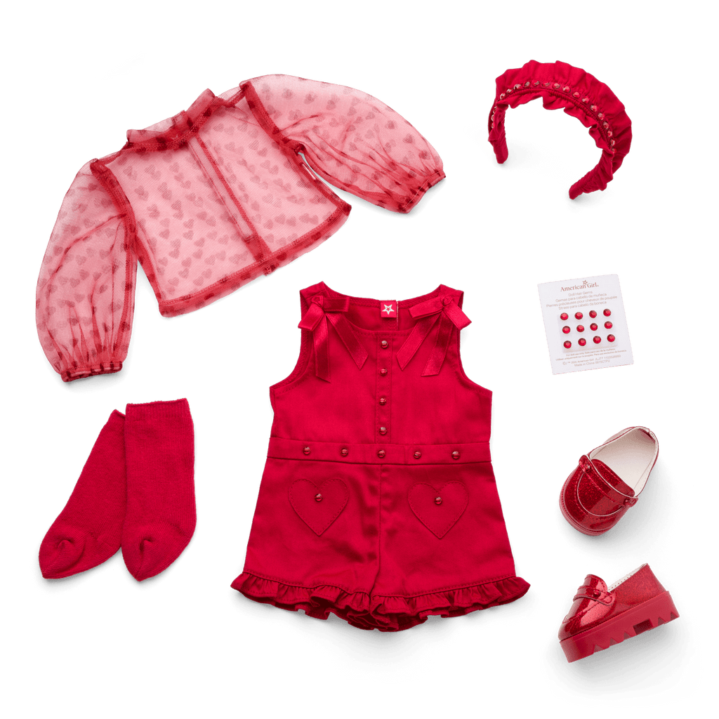 January Garnet Glam Outfit for 18-inch Dolls A1