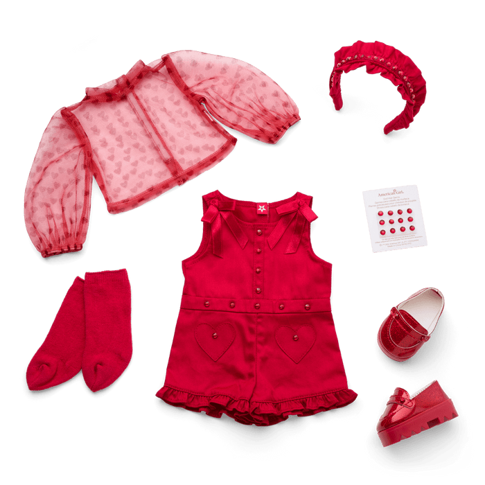 January Garnet Glam Outfit for 18-inch Dolls A1
