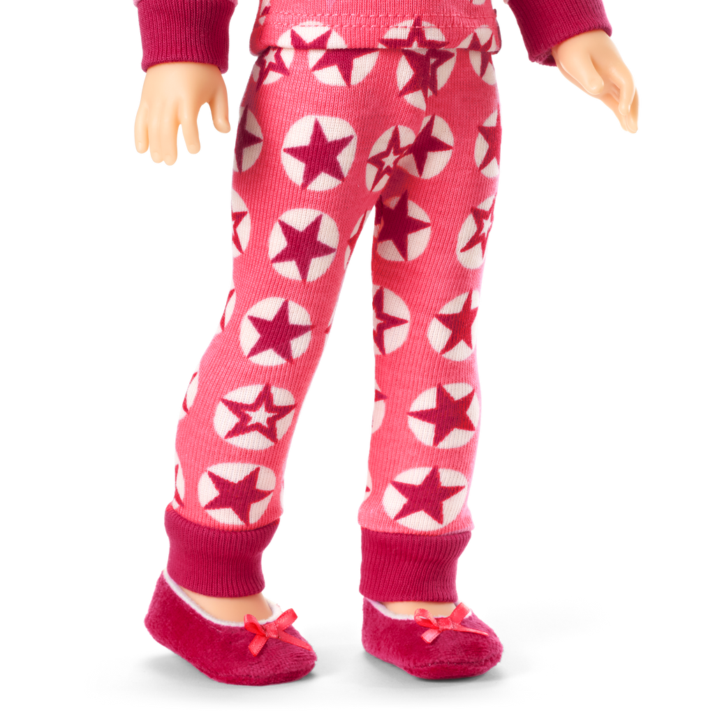American Girl® x Hanna Andersson Berry Bright Stars Pajamas for 14.5-inch Dolls B7