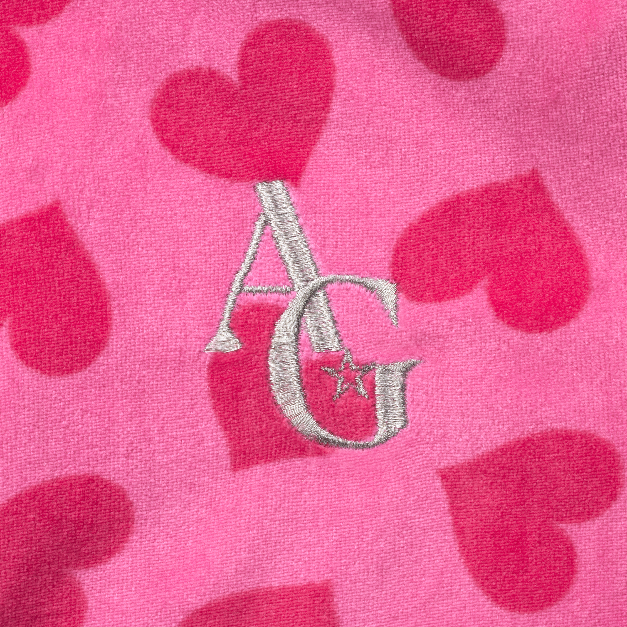 Pink Hearts Hoodie Dress for Girls B0