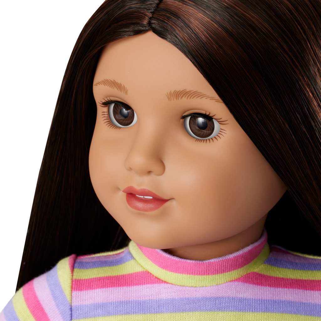 Long Hair Looks™ by Truly Me™ 18-inch Doll #134 & hair accessories E3