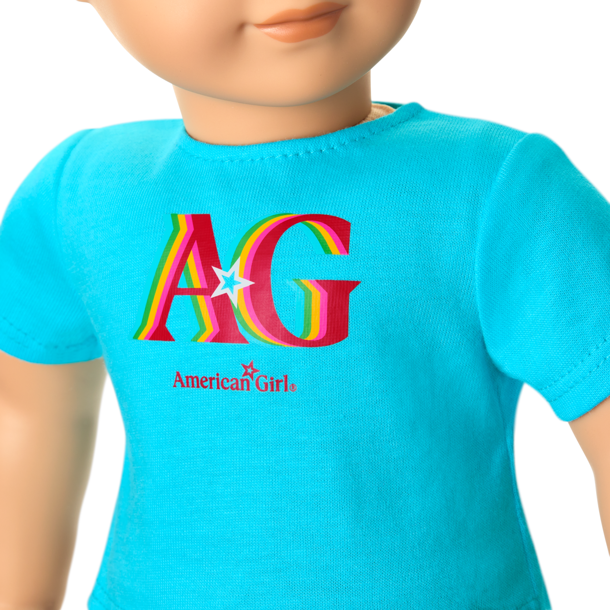 Truly Me™ 18-inch Doll #104 with straight caramel hair A5