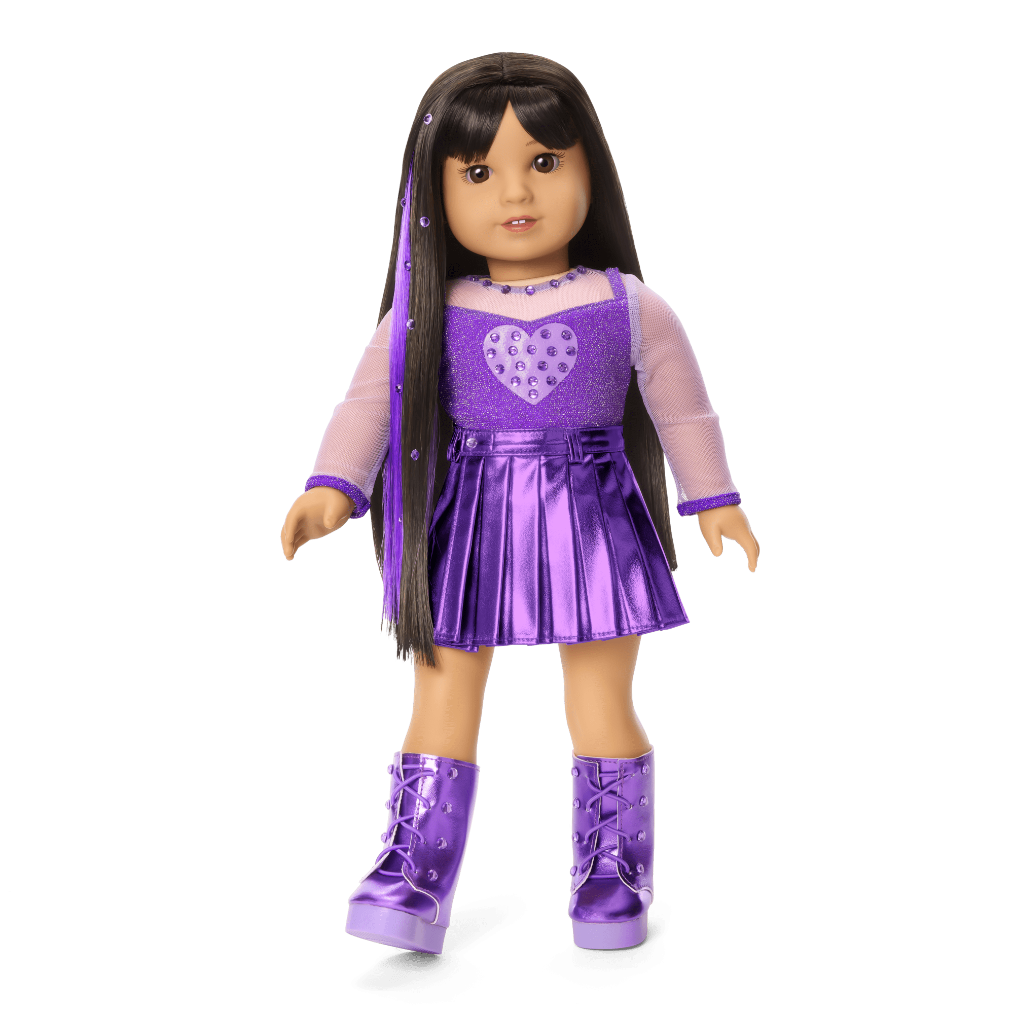 February Amethyst Bliss Outfit for 18-inch Dolls B7