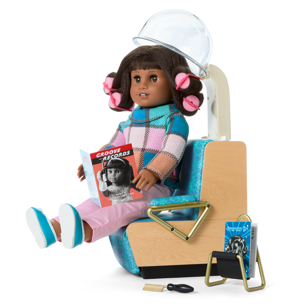 Melody’s™ Salon Chair & Accessories for 18-inch Dolls (Historical Characters) D3