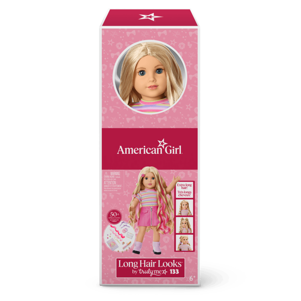 Long Hair Looks™ by Truly Me™ 18-inch Doll #133 & hair accessories C5