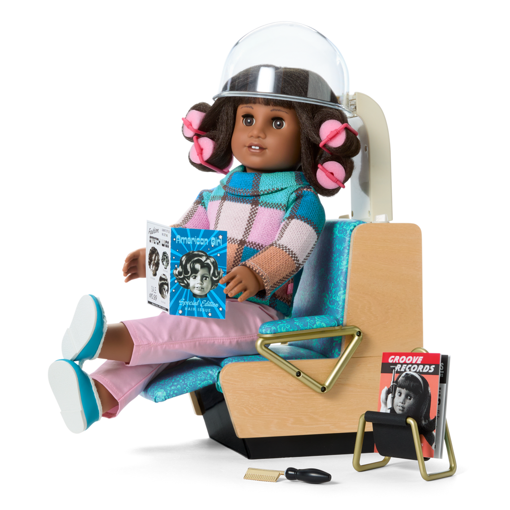 Melody’s™ Salon Chair & Accessories for 18-inch Dolls (Historical Characters) D3