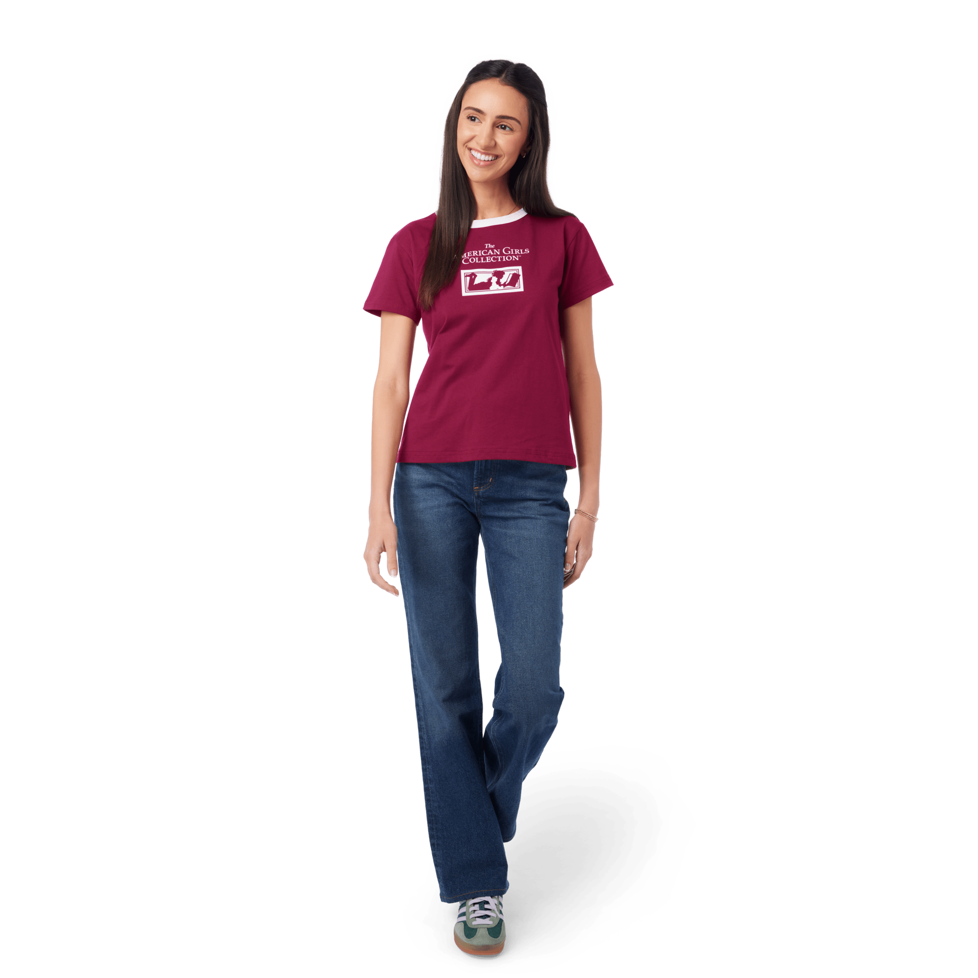 The American Girls Collection™ Ringer Tee for Adults C5