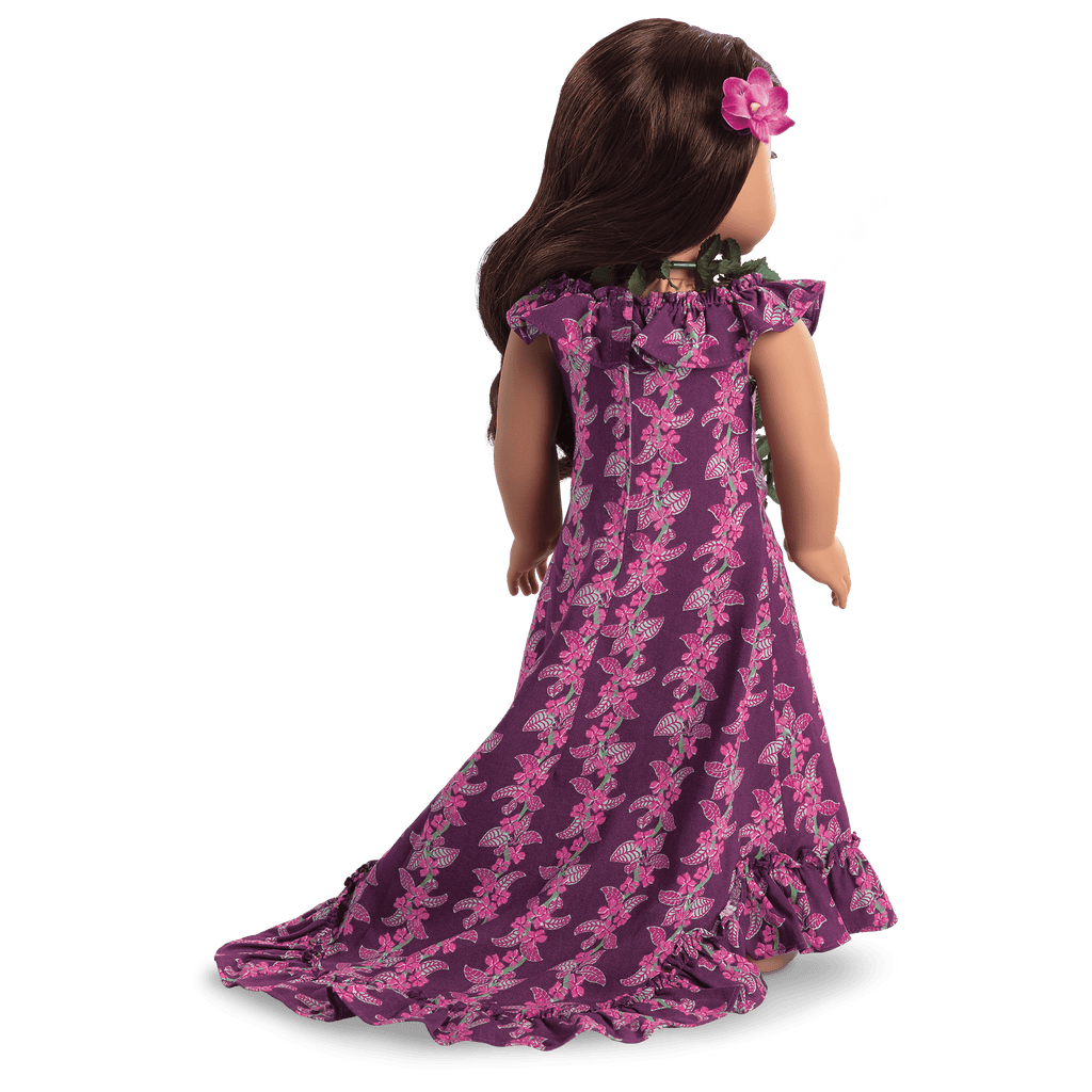 Nanea's Holoku Dress for 18-inch Dolls (Historical Characters) D2
