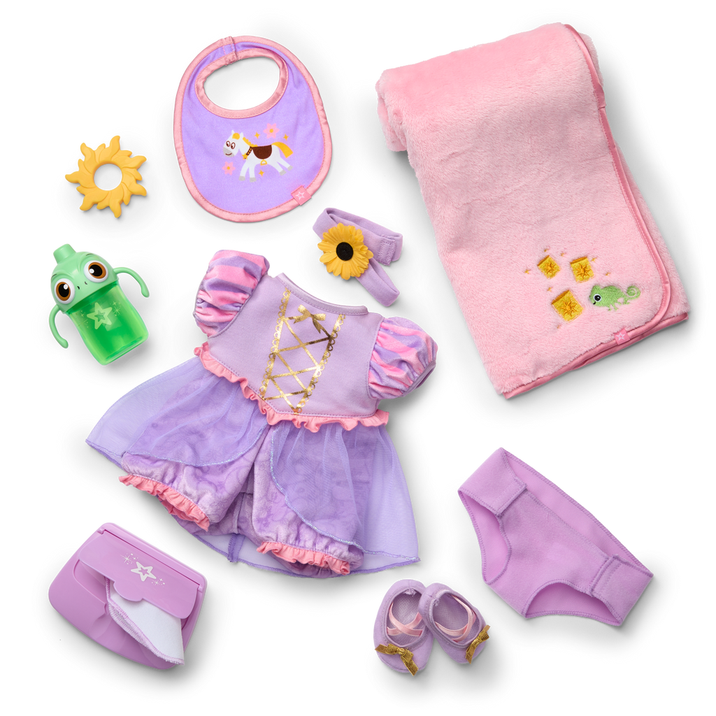 Disney Princess Rapunzel Cuddle & Care Set with Bitty Baby® Doll by American Girl® D4