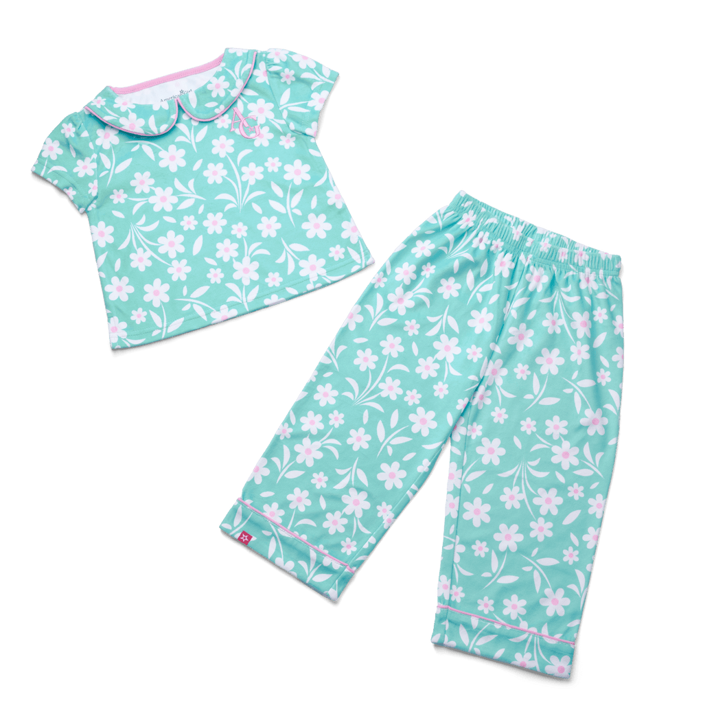Flower Fun PJs for Little Girls (Bitty Baby®) D2