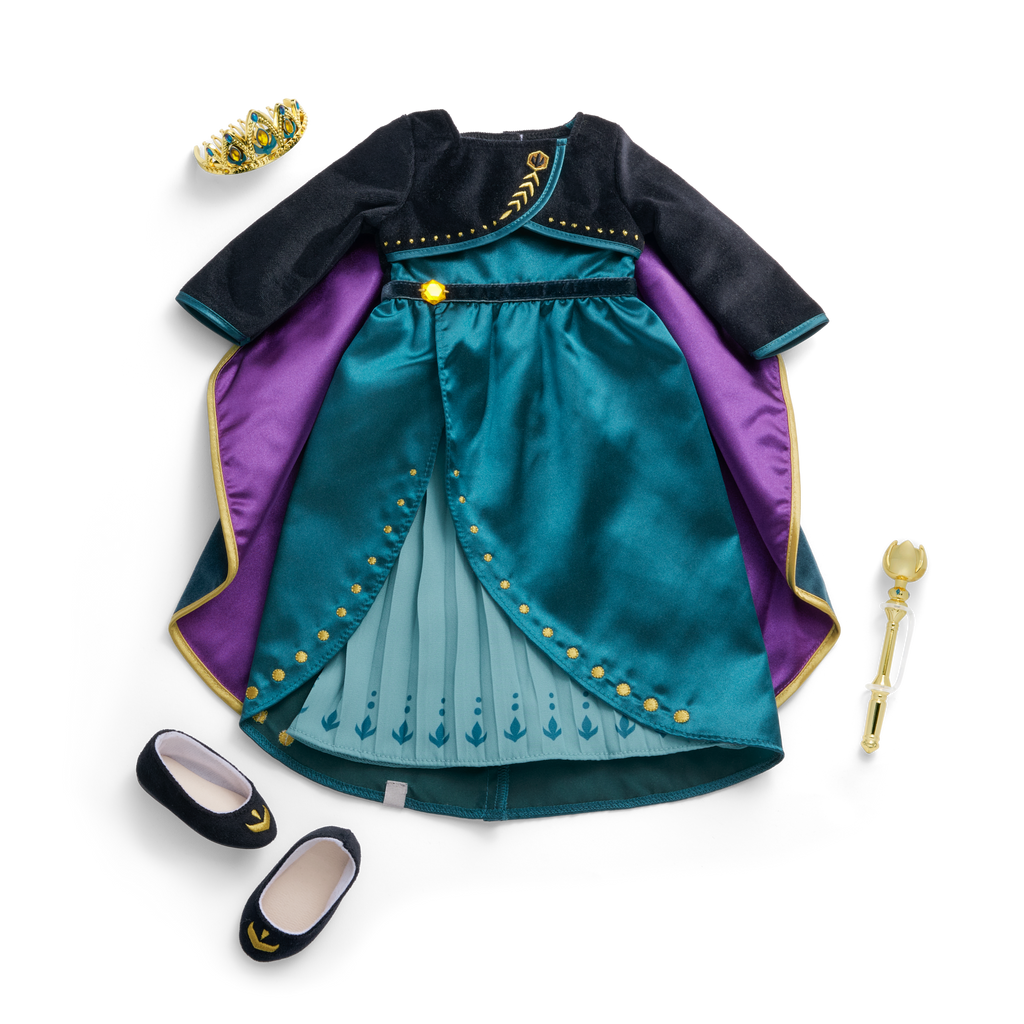 Disney Frozen Queen Anna Outfit & Accessories for 18-inch Dolls by American Girl® B3