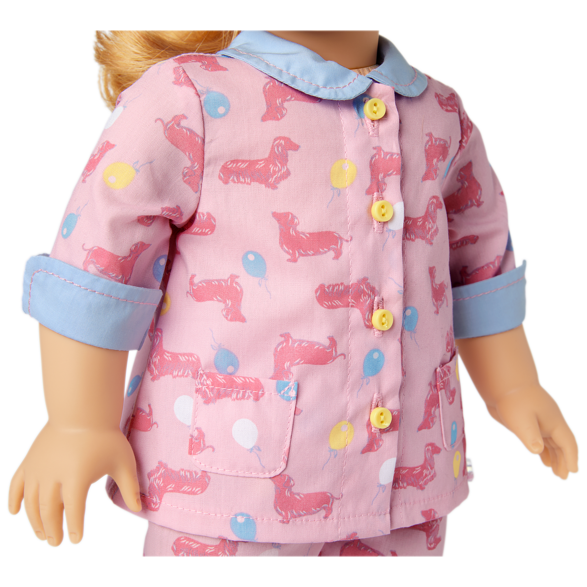 Maryellen’s™ Dachshund Pajamas for 18-inch Dolls (Historical Characters) A7