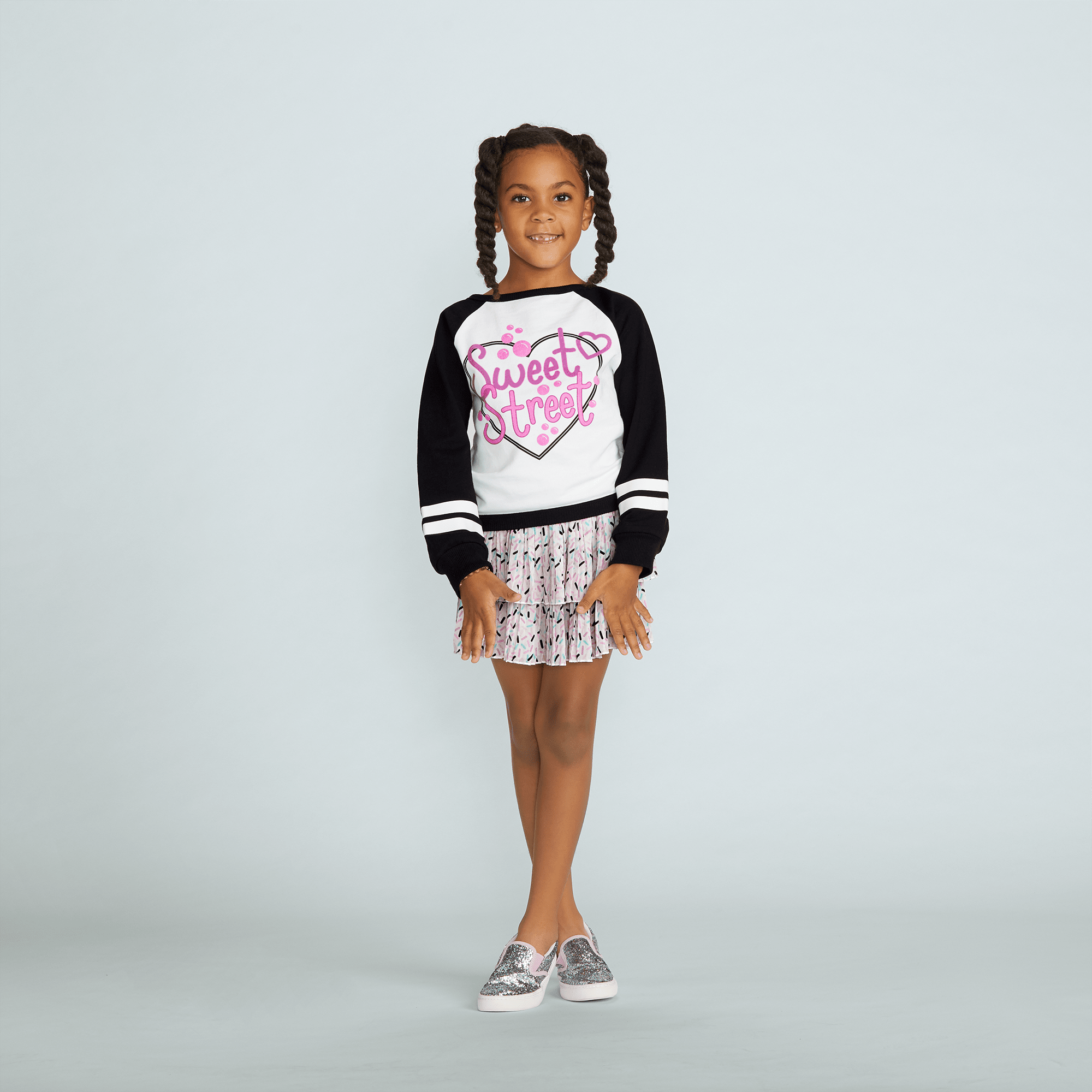 Sweet Street Sweatshirt for Girls C6