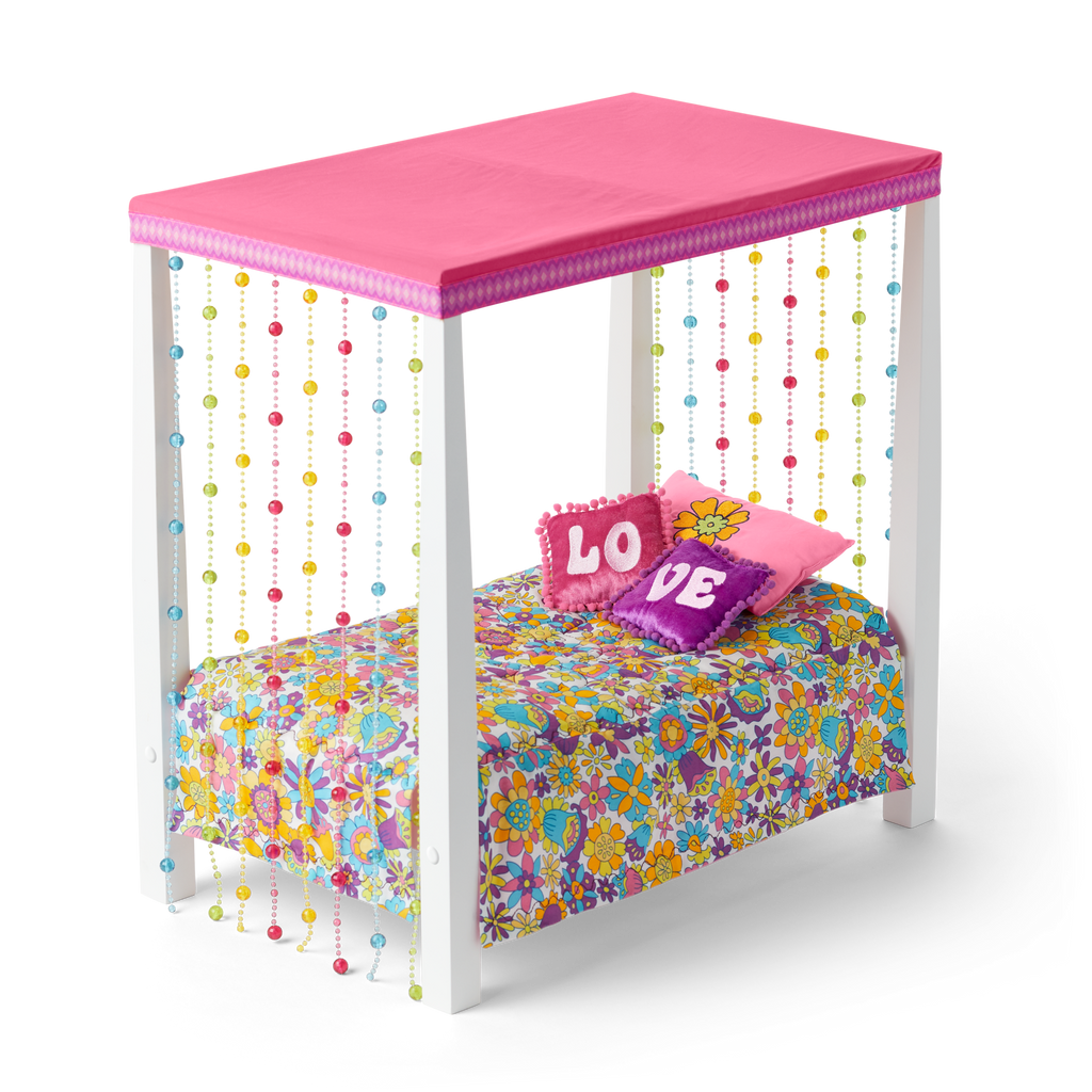 Julie’s™ Groovy Bed & Bedding for 18-inch Dolls (Historical Characters) C0