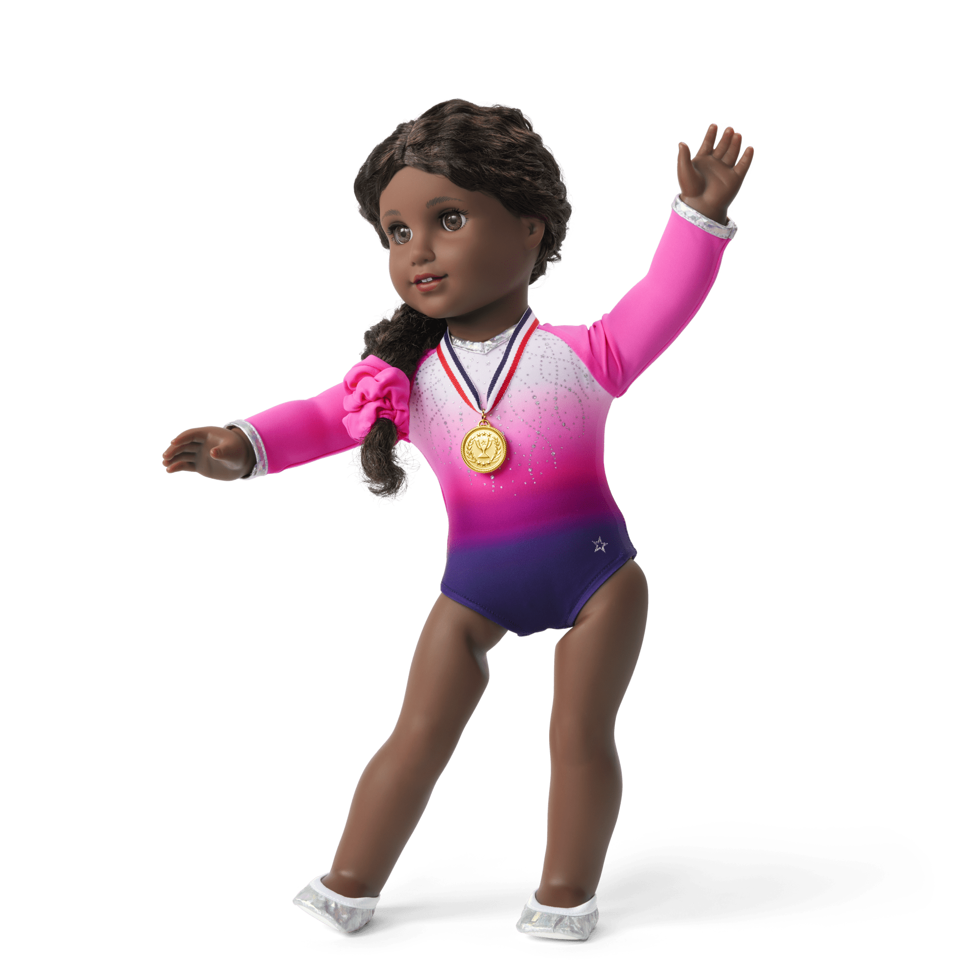 Beam with Pride Gymnastics Outfit for 18-inch Dolls E2