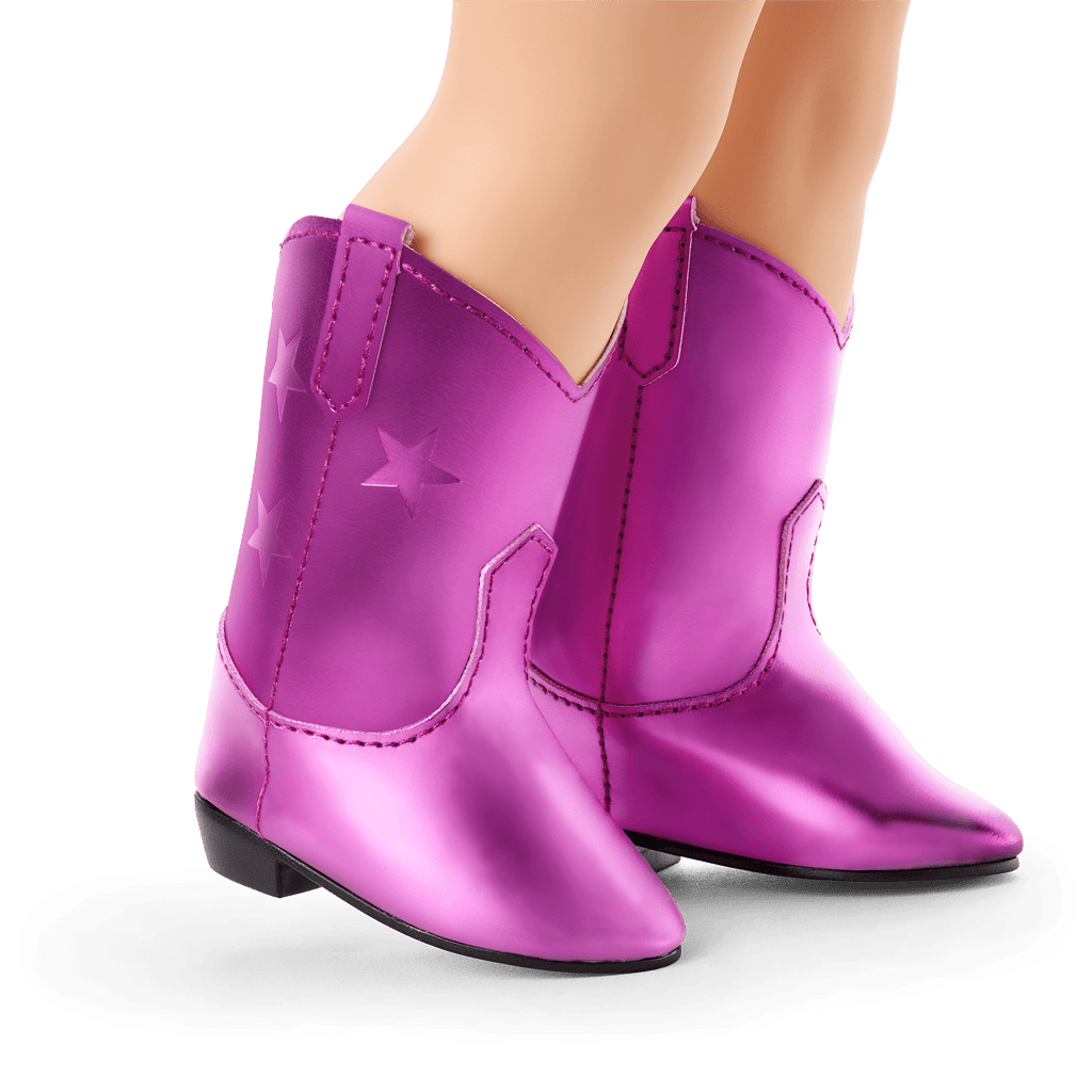Confident Cowgirl Boots for 18-inch Dolls E9