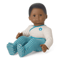 Bitty Baby® Doll #1 with black hair in Soft Blue B0