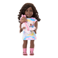 Little Bitty Baby™ 7.75-inch Doll with black hair F8