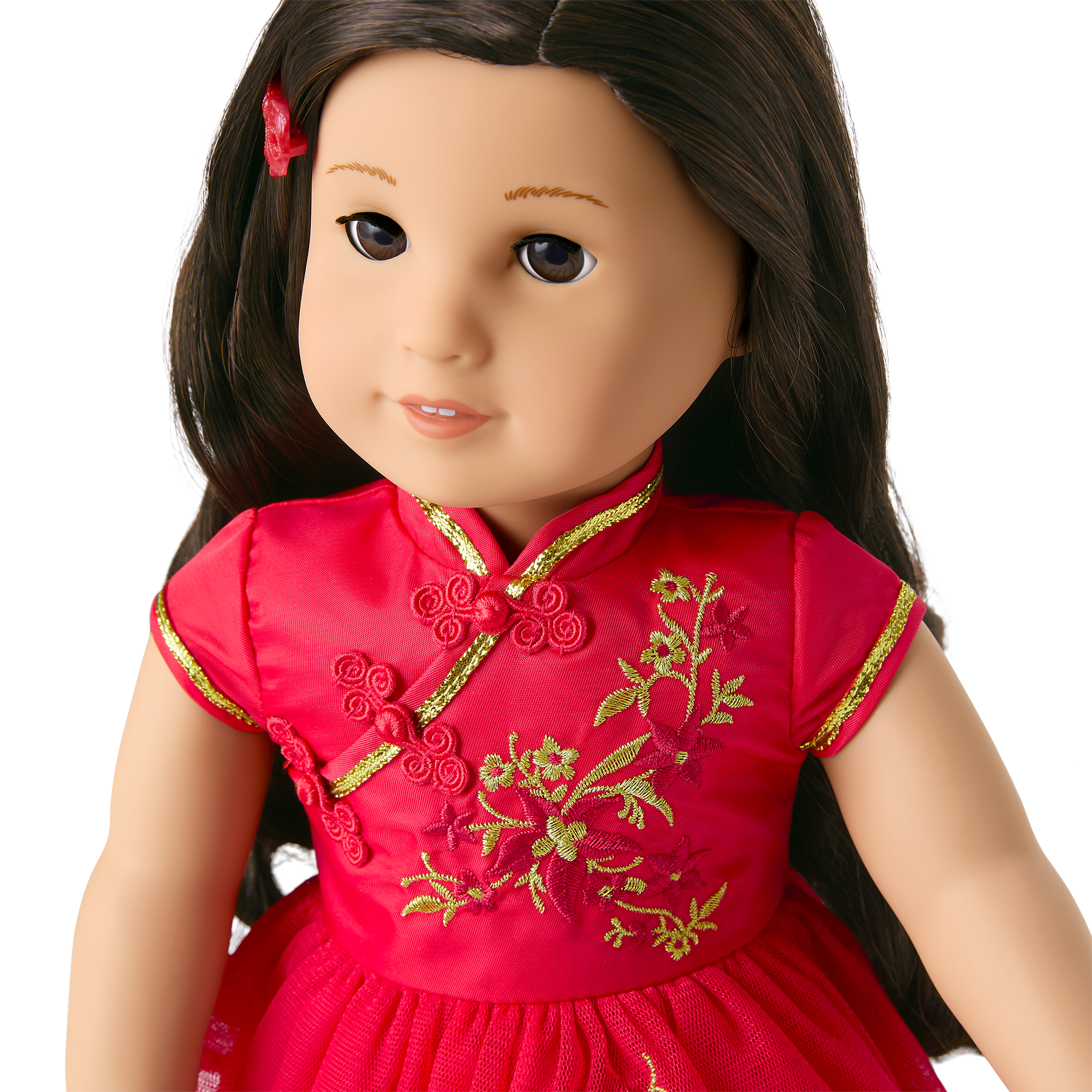 Lunar New Year's Celebration Outfit for 18-inch Dolls E0