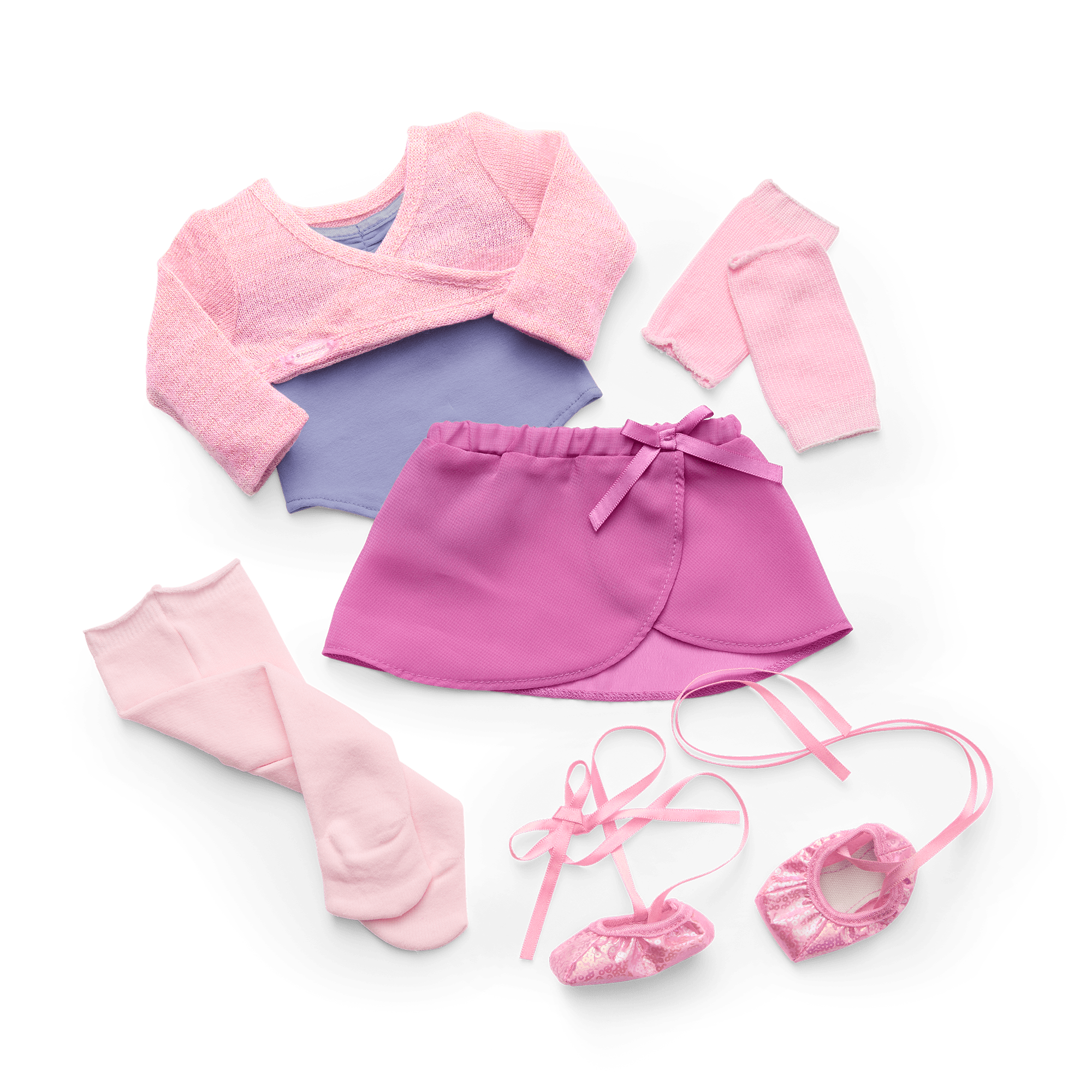 Plié Away Ballet Practice Outfit for 18-inch Dolls F9