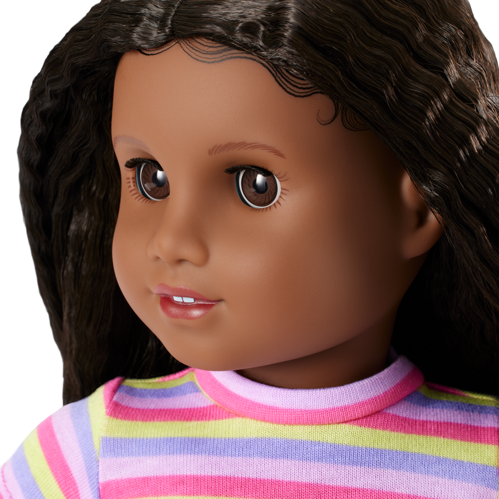 Long Hair Looks™ by Truly Me™ 18-inch Doll #135 & hair accessories E9