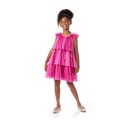 Pink Party-Ready Dress for Girls B3