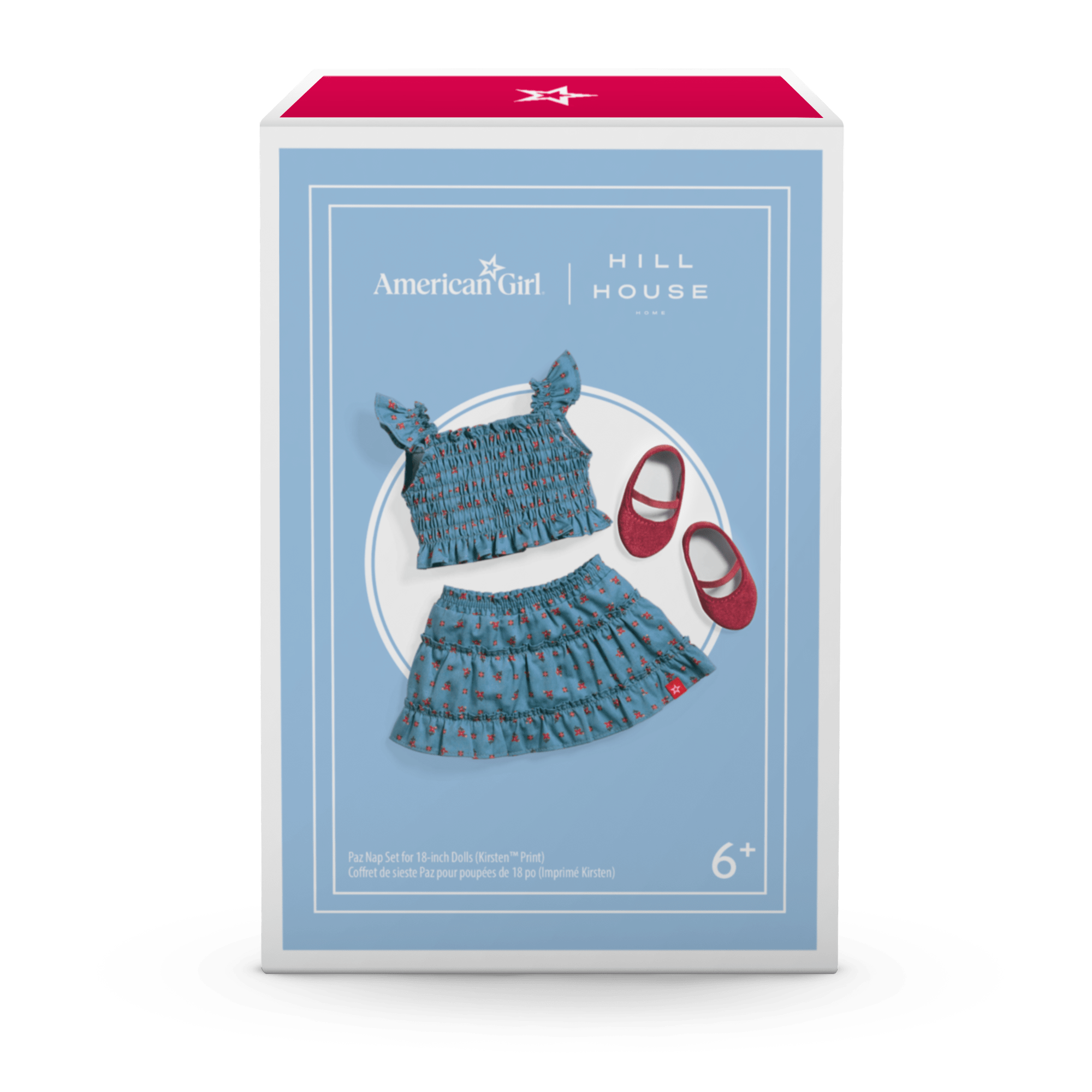 American Girl® x Hill House Home Paz Nap Set for 18-inch Dolls (Kirsten™ Print) F0