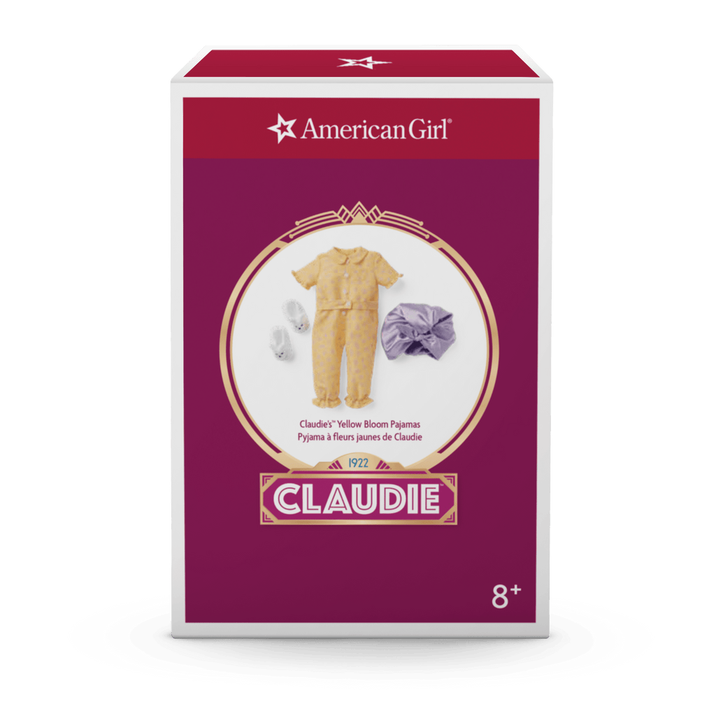 Claudie's™ Yellow Bloom Pajamas for 18-inch Dolls (Historical Characters) B6