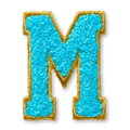 AG™ Letter M Stick-On Patch A0
