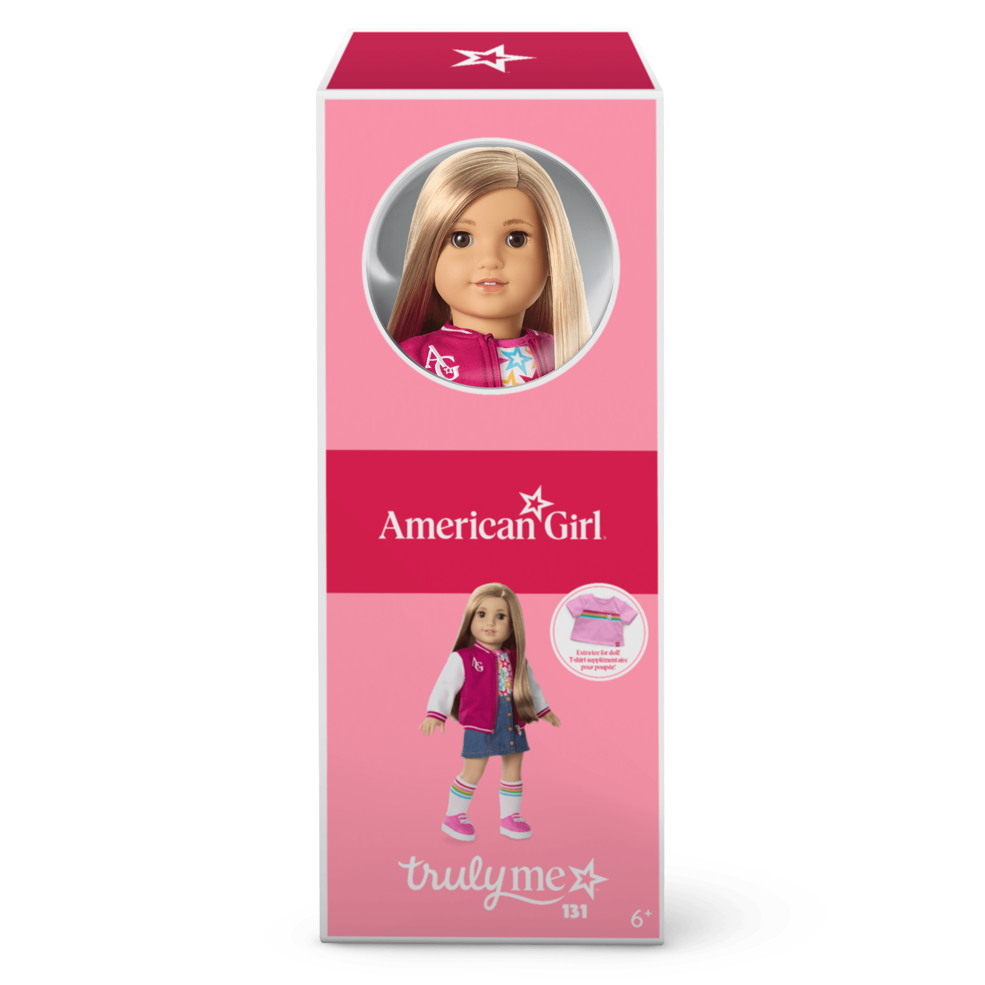 Truly Me™ 18-inch Doll #131 with straight blonde hair B4