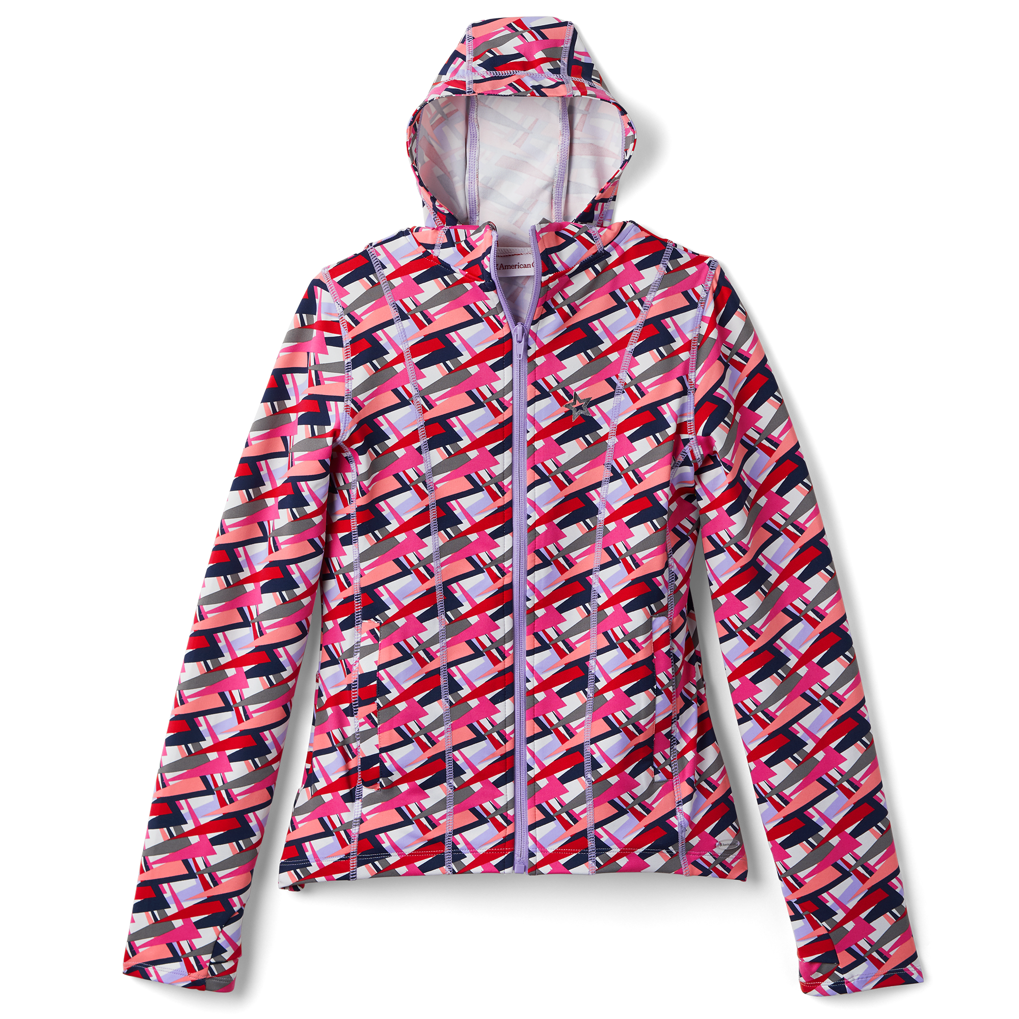 Feeling Fierce Print Jacket for Girls C4