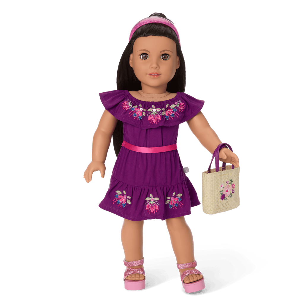 Raquel's™ Beach Party Dress for 18-inch Dolls (Girl of the Year™ 2026) B8