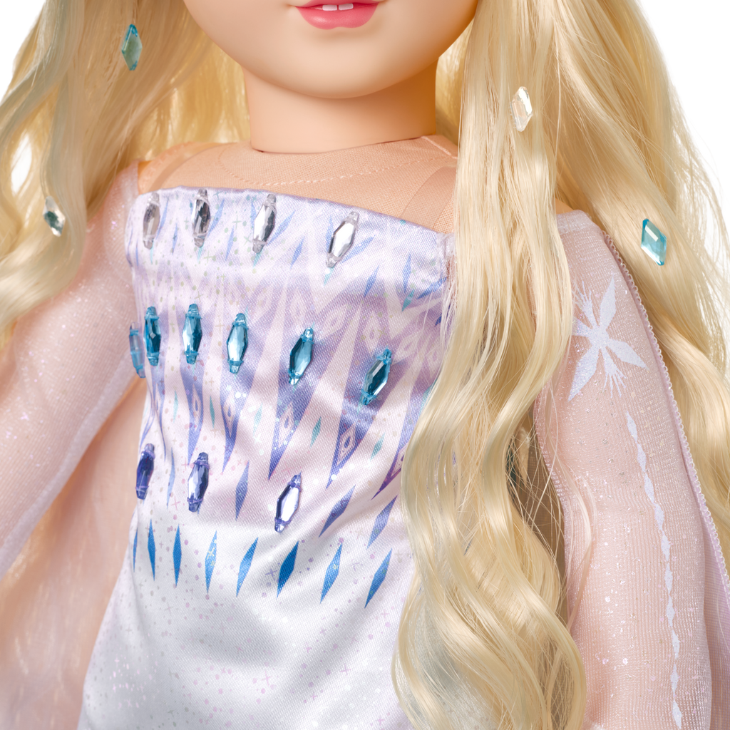 Disney Frozen Snow Queen Elsa Outfit & Accessories for 18-inch Dolls by American Girl® C2