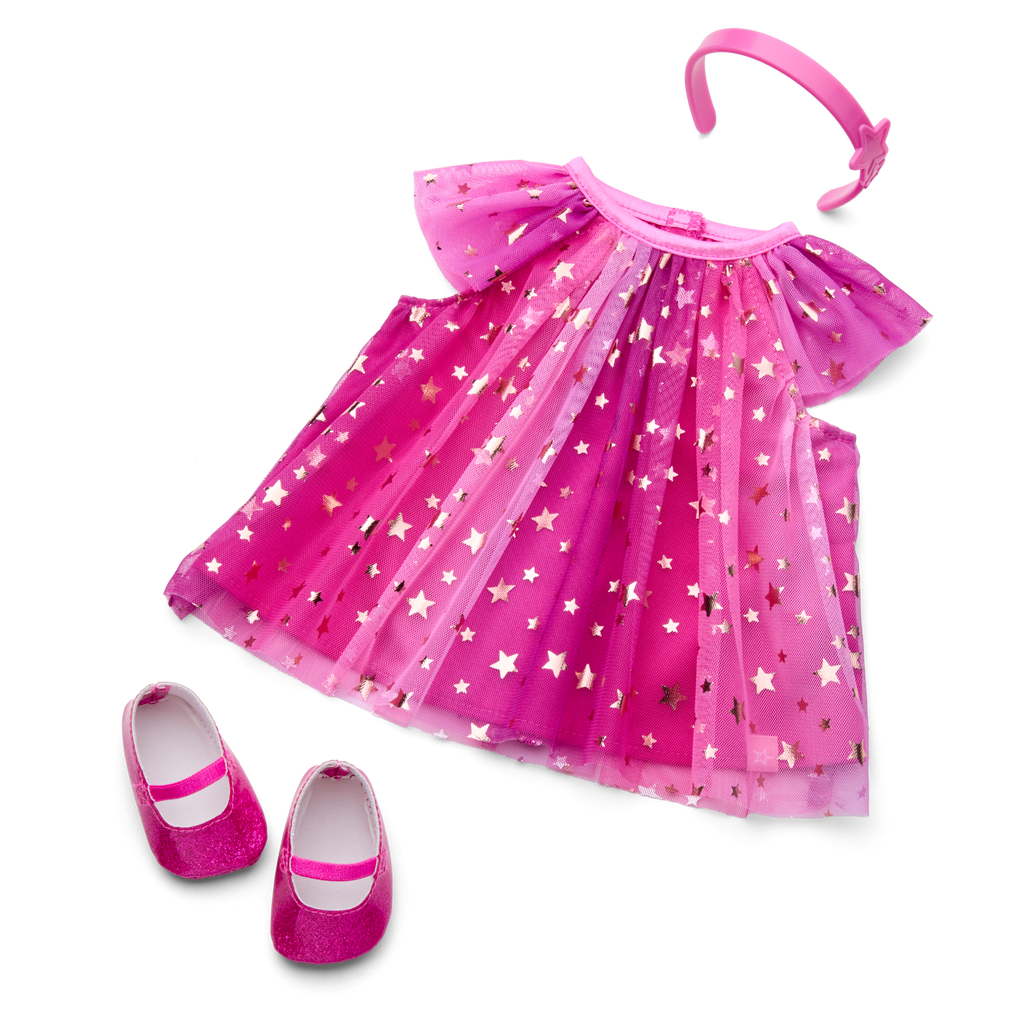 Pink Party-Ready Dress for Bitty Baby® Dolls C6