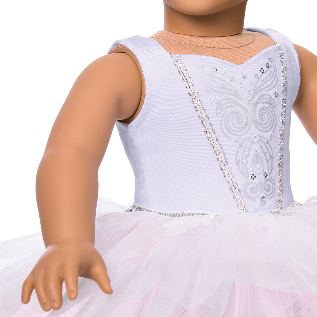 My First Ballet Recital Costume for 18-inch Dolls F1