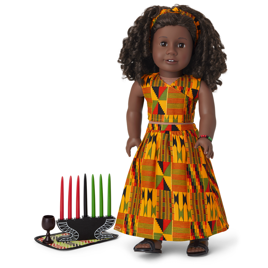 Kwanzaa Celebration Outfit for 18-inch Dolls B6
