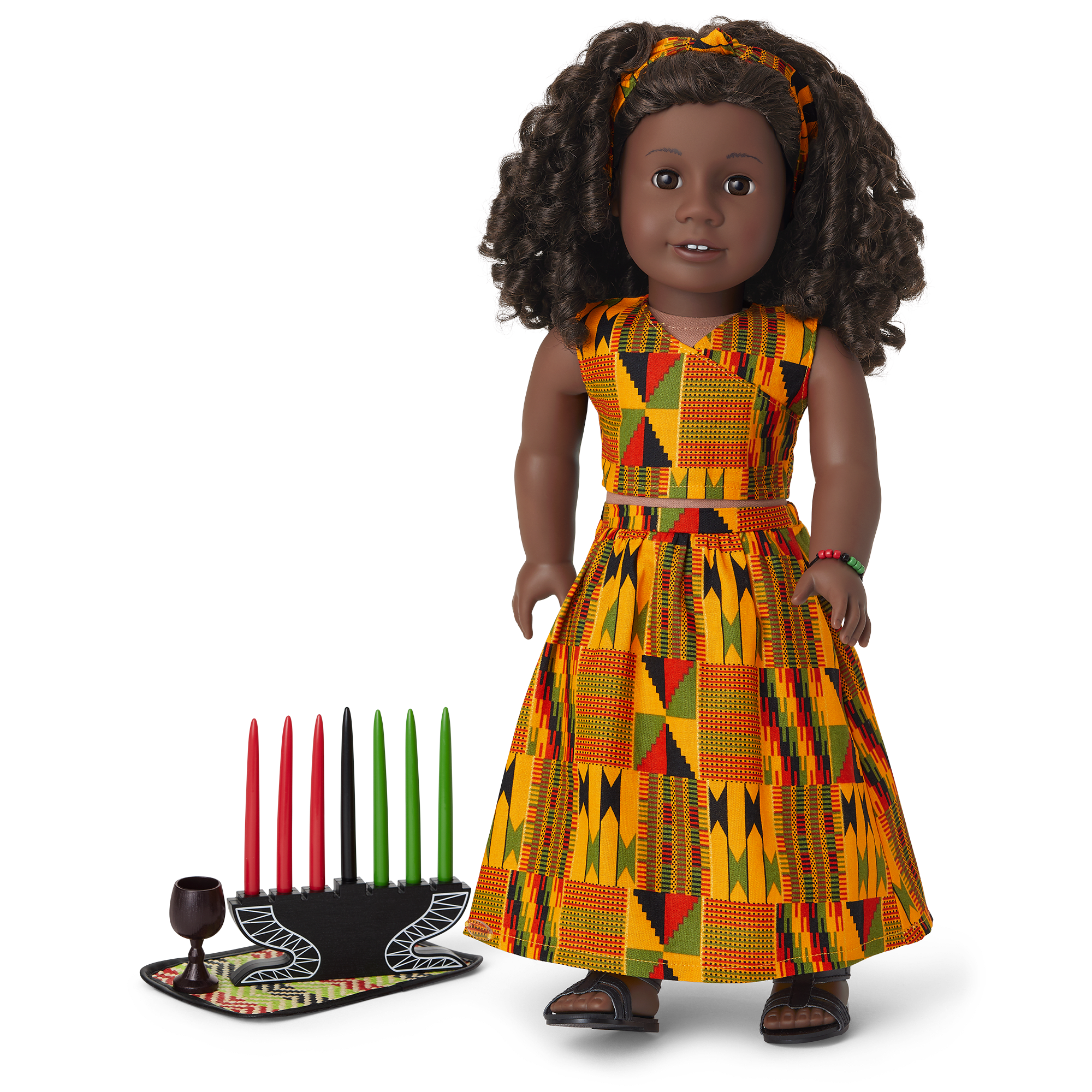 Kwanzaa Celebration Outfit for 18-inch Dolls B6