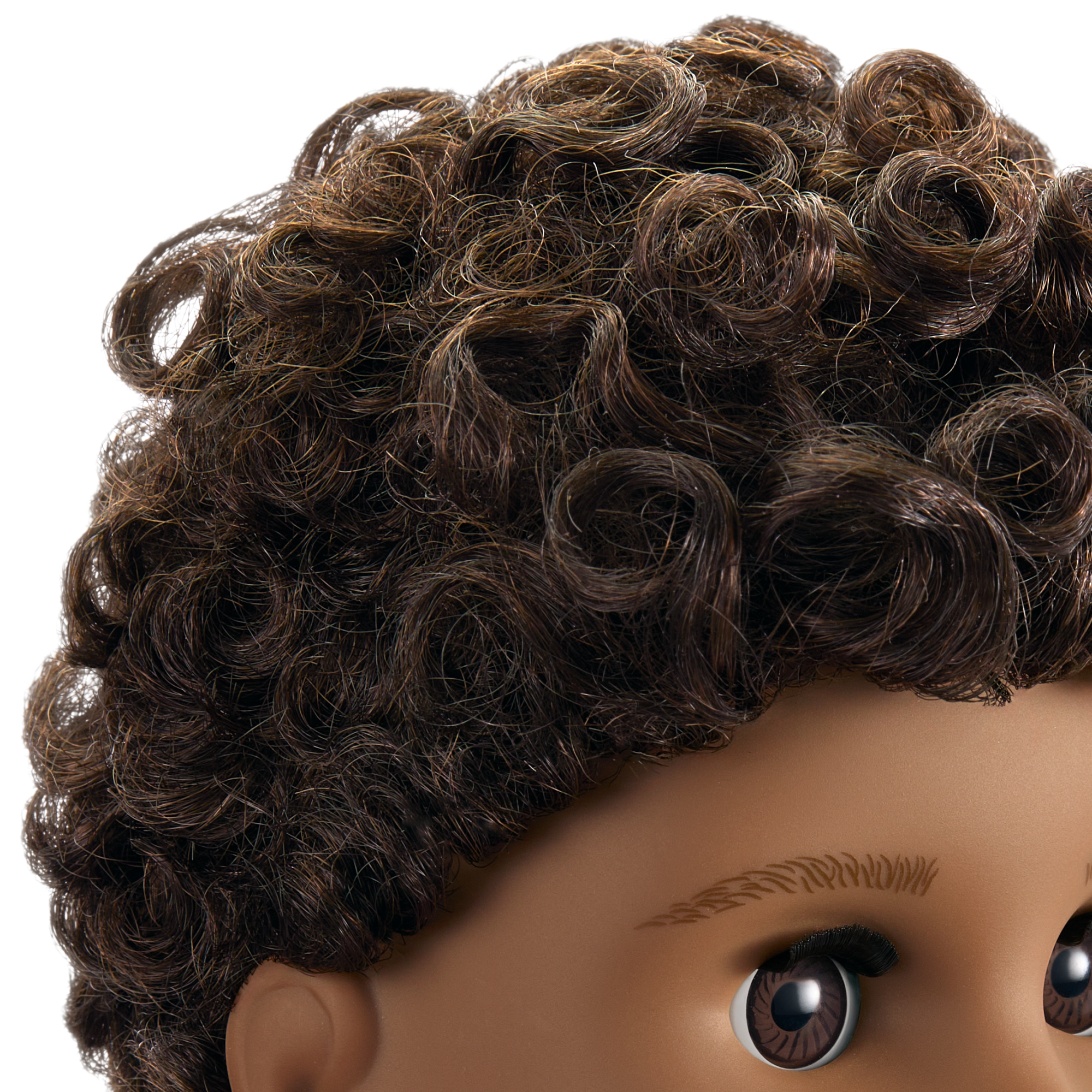 Truly Me™ 18-inch Doll #113 with curly dark-brown hair A0
