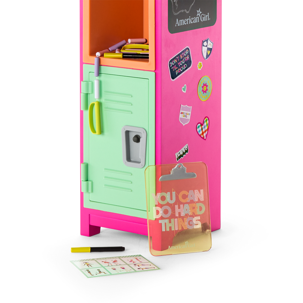 Colorful Cubbies Locker Set for 18-inch Dolls E0