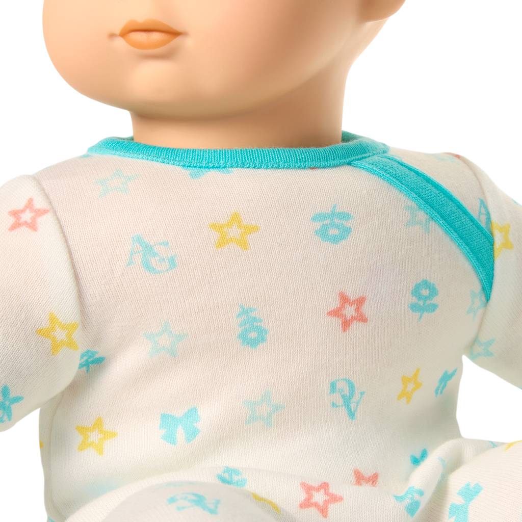 Bitty Baby® Doll #6 with red hair in Pastel Blue E8