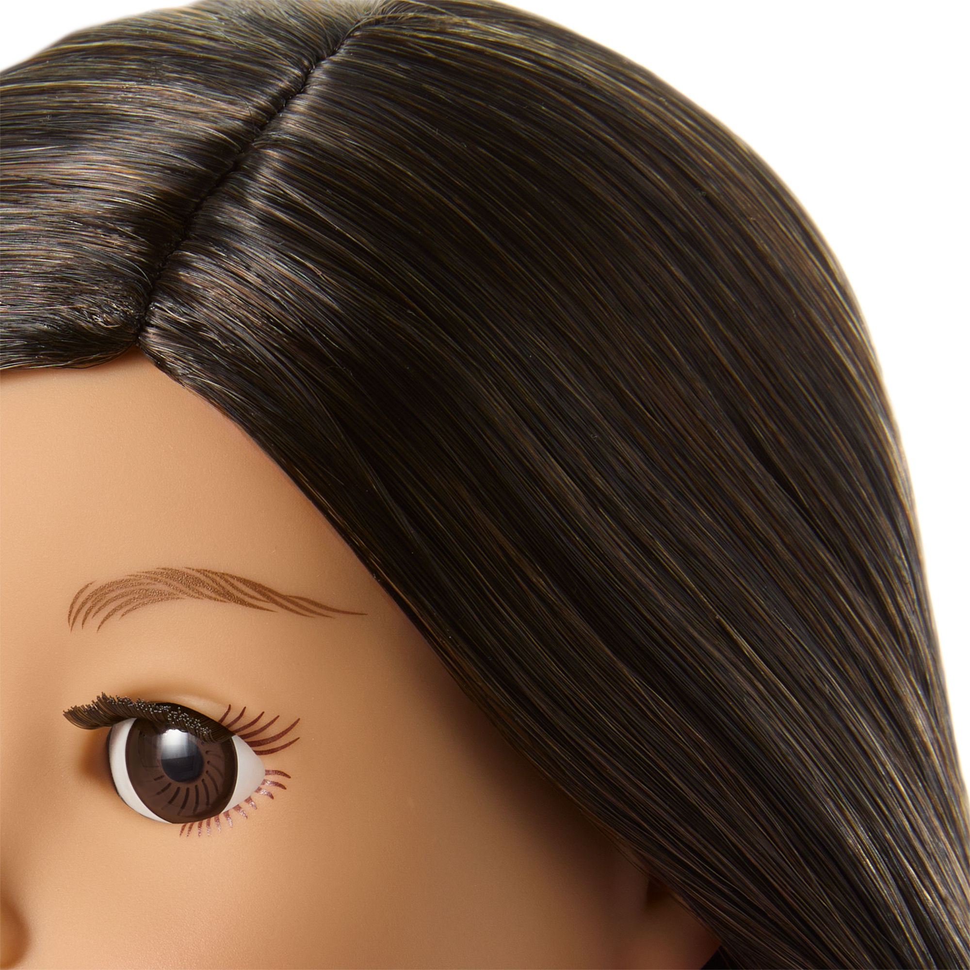 Truly Me™ 18-inch Doll #124 with straight black-brown hair C5