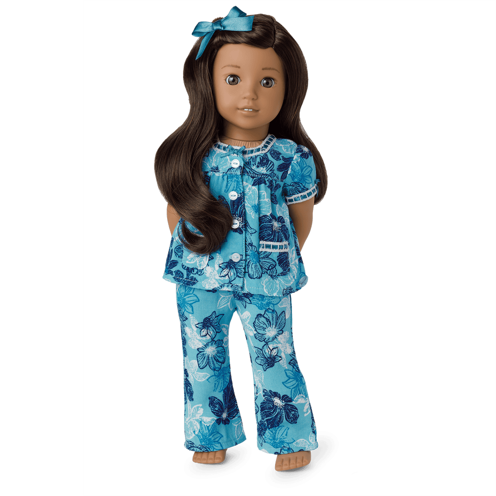 Nanea’s™ Floral Pajamas for 18-inch Dolls (Historical Characters) A1